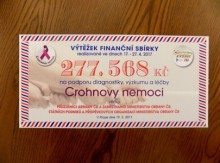 Sbírka Společně proti Crohnovi vynesla přes čtvrt milionu korun Sbírka Společně proti Crohnovi vynesla přes čtvrt milionu korun