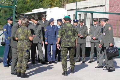 Studenti Vojenské akademie z Bělehradu