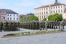 71. výročí Dne vítězství ve Vyškově: Slavnostní vojenská přísaha 71. výročí Dne vítězství ve Vyškově: Slavnostní vojenská přísaha