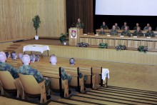 Vyřazení absolventů kurzu základní přípravy (rekruti): nástupní termín 1.červenec 2015 Vyřazení absolventů kurzu základní přípravy (rekruti): nástupní termín 1.červenec 2015