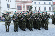 Při příležitosti 74. výročí osvobození Vyškova se na jeho náměstí uskutečnila vojenská přísaha Při příležitosti 74. výročí osvobození Vyškova se na jeho náměstí uskutečnila vojenská přísaha