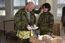 Armádní nováčky přijela podpořit generálka Šmerdová Armádní nováčky přijela podpořit generálka Šmerdová